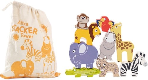 Le Toy Van LTV - Africa Stacker Tower & Bag