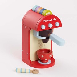 Le Toy Van – Honeybake Küchen-Rollenspiel Kaffeemaschine aus Holz | Rollenspiel für Kinder Küchenzubehör, TV299
