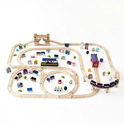 Le Toy Van LTV – Londoner Eisenbahnset (120 Teile)