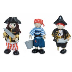 Le Toy Van BK909 Budkins Geschenkset Piraten
