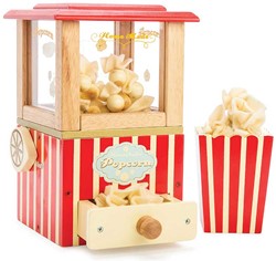 Le Toy Van – Honeybake Rollenspiel Retro-Popcornmaschine aus Holz für Kinder | Rollenspiel Kino, Küche oder Filme