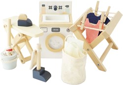 Le Toy Van Puppenhaus Holz Waschküche Set - FSC 100% Spielzeug