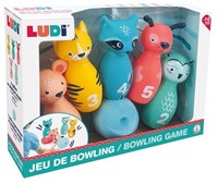 Ludi Bowling Spiel Tiere für Babys bunt und lehrreiches Spielzeug