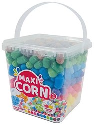 Ludi Bau-Eimer MaxiCorn bunte Maisbausteine kreatives Spielzeug