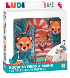 Ludi Rassel Babyspielzeug Hände und Füße bunt Motorik Entwicklung