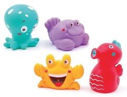 Ludi Badespielzeug Ozean Wasserspritzer für Kinder - buntes PVC