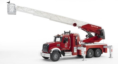 Bruder Feuerwehrfahrzeug Mack Granite mit Wasserpumpe Spielzeugauto