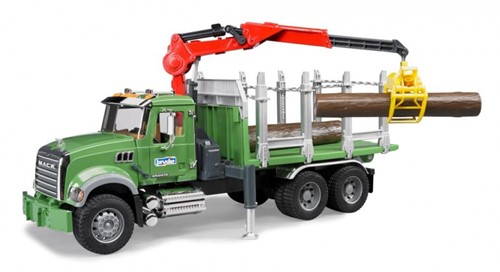 Bruder MACK Granite Houttransport-LKW
