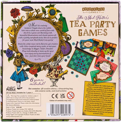 MAD HATTERS TEA PARTY GAMES SET-3