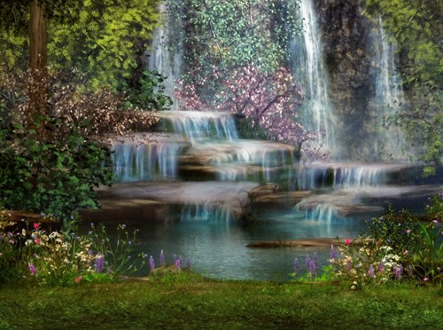 Grafika Bezaubernder Wasserfall - 2000 Teile