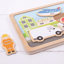 Bigjigs Magnetische Tafel (Stadt)