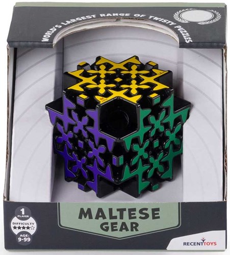 Recent Toys Denkspiel Maltese Gear Puzzle für Kinder und Erwachsene