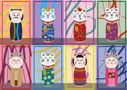Yazz Maneki Kokeshi - 1000 Teile