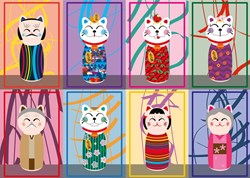 Yazz Puzzle Maneki Kokeshi - 1000 Teile Legespiel