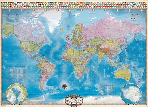 Eurographics Weltkarte (1000)