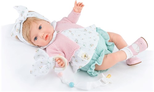 Marina - Pau Reborn Babypuppe Alina Petite Fleur 45cm Geschenk Puppe