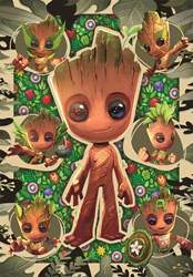Clementoni Puzzle Marvel Groot - 104 Teile - Kinderpuzzle Karton