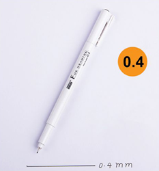 Marvy Uchida Fineliner schwarz - technische Zeichenstift für Kinder und Erwachsene