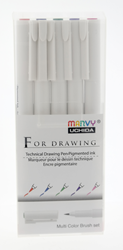 Marvy Uchida Fineliner Set 0,3 mm Multi Farbe 5 Stück Zeichenstifte