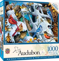 Master Pieces Puzzle Audubon Schneevögel 1000 Teile Puzzle Spaß-2