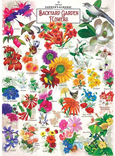 Master Pieces Puzzle Garden Florals 1000 Teile Blumenpuzzle Spaß
