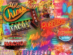 Master Pieces Puzzle Good Eats - En El Barrio - 550 Teile Puzzle