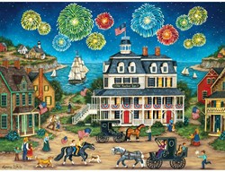 Master Pieces Puzzle Heartland Collection Fireworks Finale 550 Teile