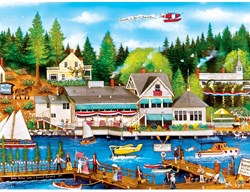 Master Pieces Puzzle Homegrown Roche Harbor 750 Teile Puzzle Spaß