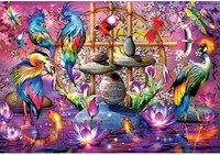 Master Pieces Puzzle Fantasy in Flight 2000 Teile Puzzlespaß