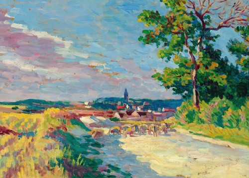 Grafika Maximilien Luce - Landschaft bei Méréville, 1905 - 500 Teile