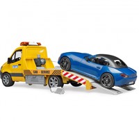 Bruder MB Sprinter autotransporter incl. Roadster-2