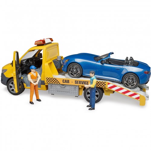 Bruder MB Sprinter autotransporter incl. Roadster