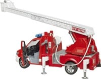 Bruder Feuerwehr Spielzeugauto mit Drehleiter und Licht-Sound