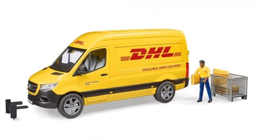 Bruder MB Sprinter DHL met speelfiguur