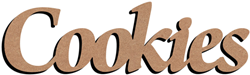 Gomille MDF Bastelfigur Cookies 58 cm kreatives Spielzeug