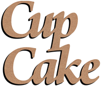 Gomille MDF-Figur Cupcake Basteldeko 58 cm kreatives Spielzeug