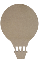 Gomille MDF Ballon Figur - kreatives Bastelspielzeug Dekoration 26 cm