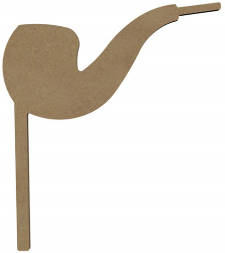 Gomille MDF Bastelfigur Spielzeug Props Pfeife 26 cm Dekoration