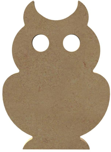 Gomille MDF-Figur Eule Basteldekoration 26 cm kreatives Spielzeug