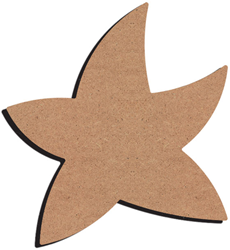 Gomille MDF Bastelfigur Seestern 26 cm Dekoration