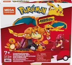 Mattel Pokémon Bauset Mega Construx Charmander Evolution 300 Steine