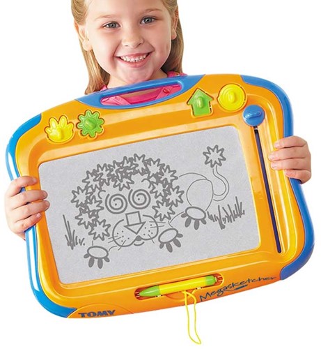 Tomy magisches Zeichenbrett Megasketcher klassisch blau für Kinder-3