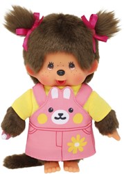 Monchhichi Meisje jurkje konijn (20cm)