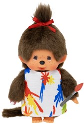 Monchhichi Puppe Künstlerin Mädchen 20cm - kreatives Spielzeug Geschenk