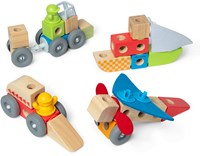 Spin Master Holzfahrzeuge Bauset Blockables - kreatives Spielzeug-3