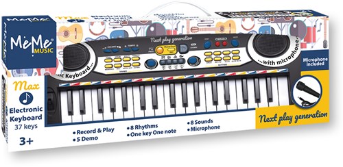 MeMe Elektronisches Keyboard 37 Tasten - Kinder Spielzeug Klavier
