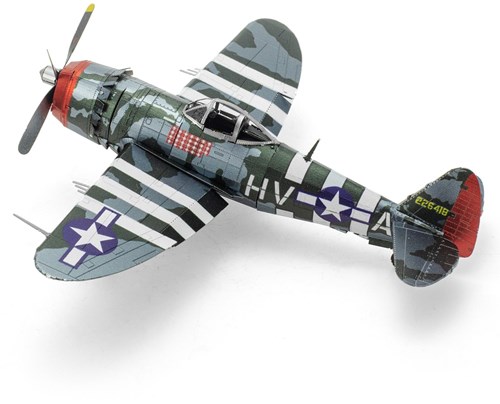 Metal Earth Modellbau Flugzeug P-47 Thunderbolt Metall Bausatz-2