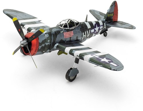 Metal Earth Modellbau Flugzeug P-47 Thunderbolt Metall Bausatz