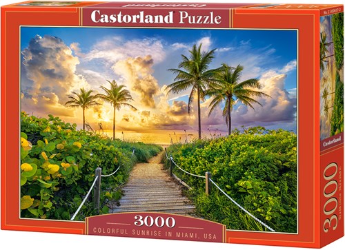 Castorland Puzzle Miami USA - Landschaft 3000 Teile Jigsaw-2