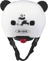 Micro Fahrradhelm 3D Panda mit LED-Licht und Magnetverschluss - Kinder-3